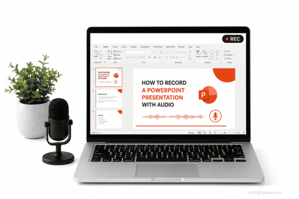 How to Record a PowerPoint Presentation with Audio
